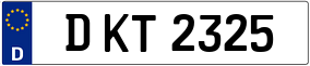 Truck License Plate